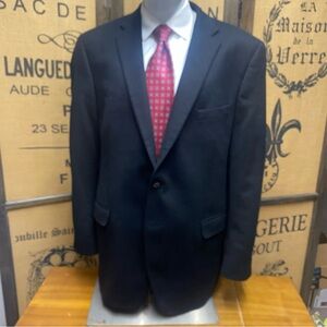 Peter Millar Cashmere Black Blazer, 48L